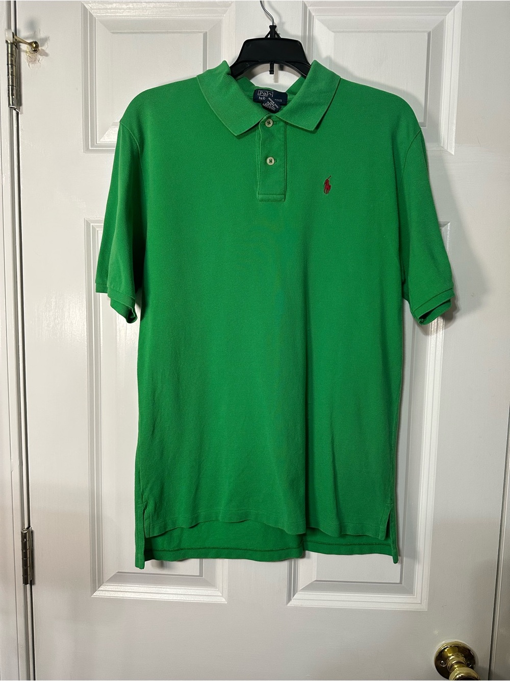 Ralph Lauren Green Polo Shirt with Embroidered Pony